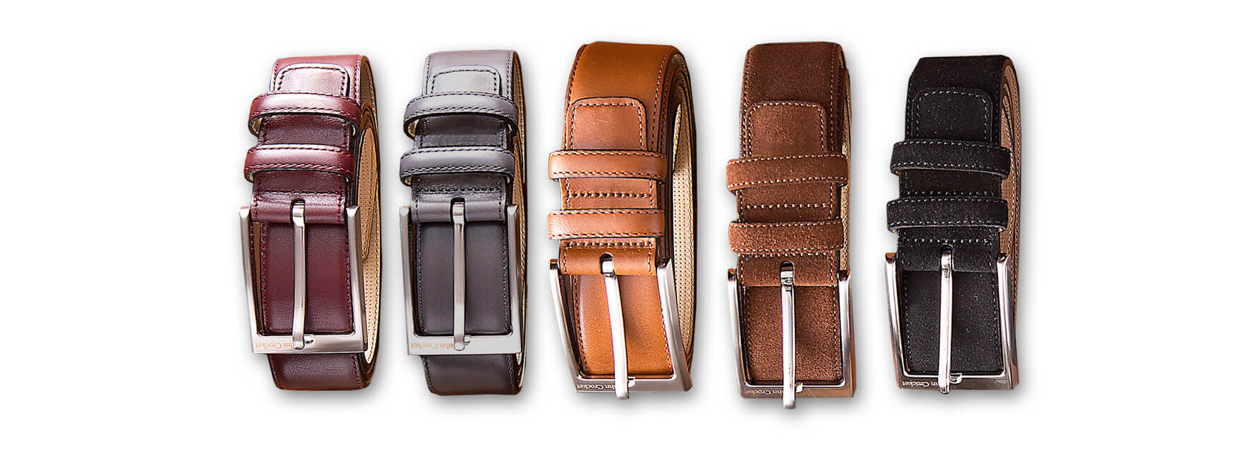 Fine leather outlet belts