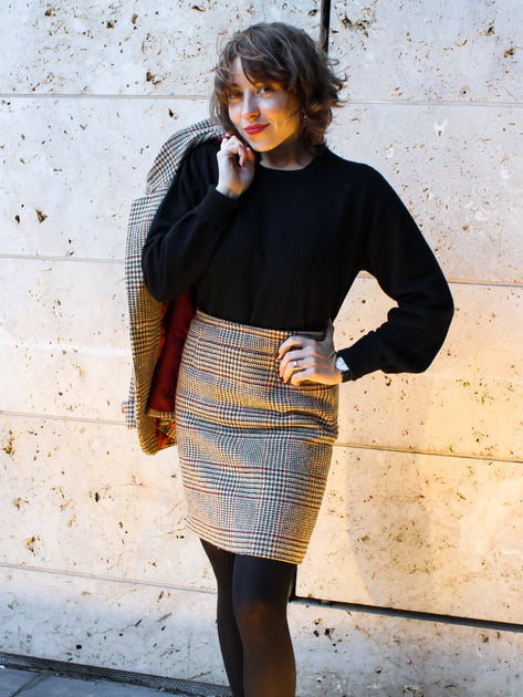 Harris tweed shop mini skirt