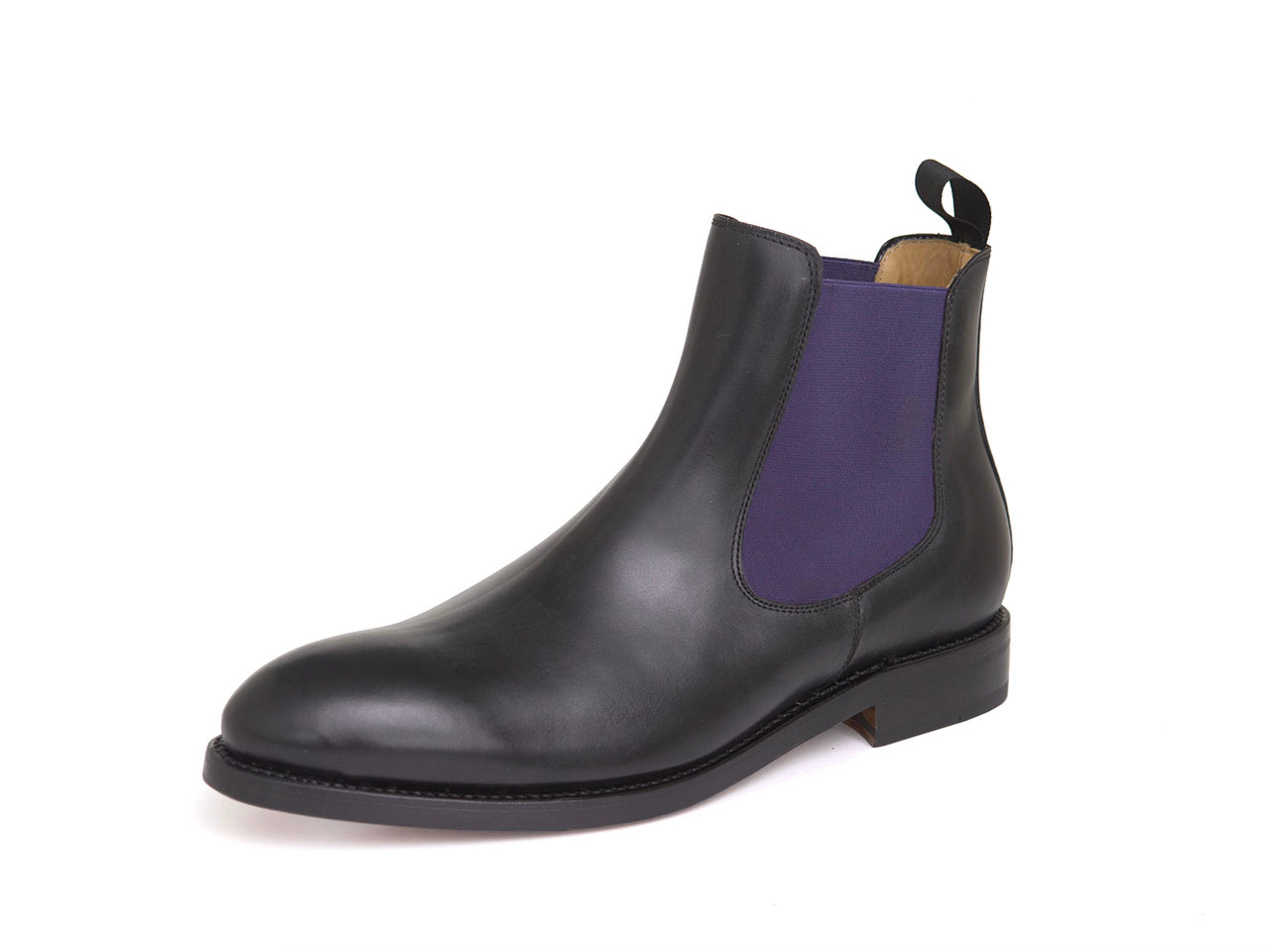 Mens purple sale chelsea boots