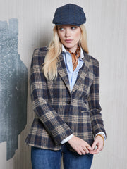 Tweed blazer in lovat tweed