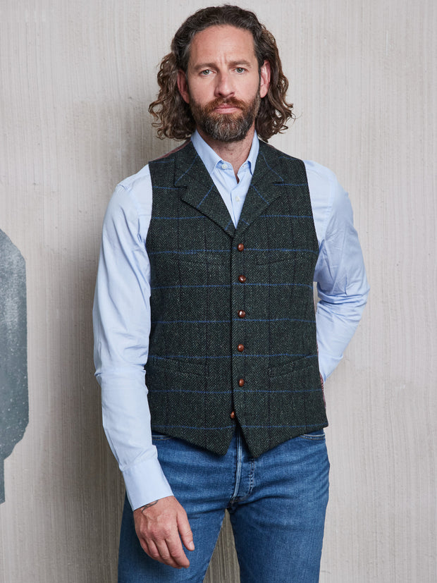 tweed waistcoat from Lovat tweed