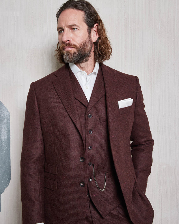 Tweed suit in 3-button Classic from Moon Tweed