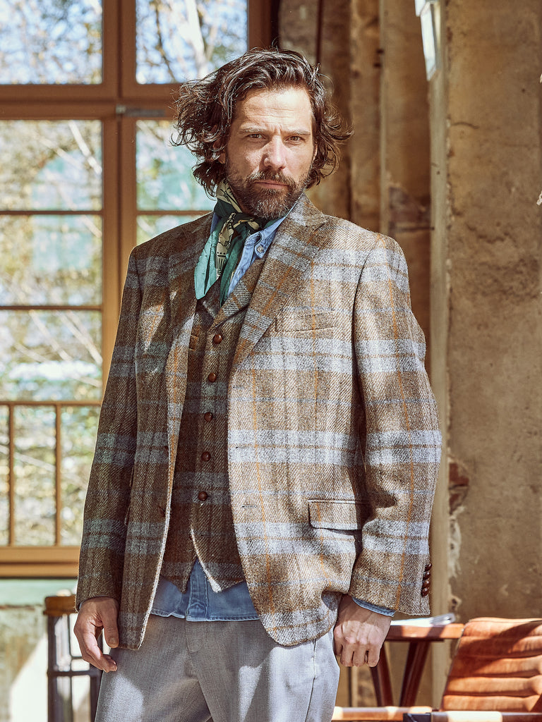 Tweed jacket 3-button Classic from John Hanly Tweed – John Crocket