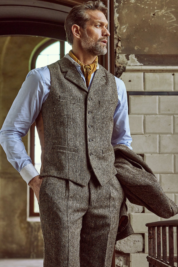 Tweed suit 3-button Classic from John Hanly Tweed