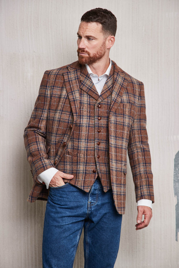 Tweed jacket in 3-Button classic from Lovat tweed