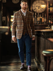 Tweed jacket in 3-Button classic from Lovat tweed