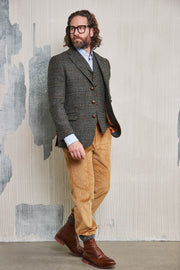 Classic tweed jacket in 3-button Harris tweed