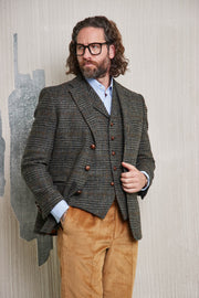 Classic tweed jacket in 3-button Harris tweed