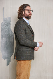 Classic tweed jacket in 3-button Harris tweed