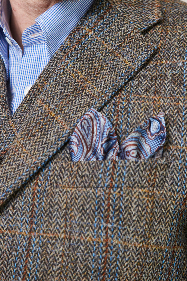 Classic tweed jacket in 3-button Harris tweed