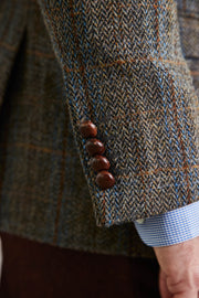 Classic tweed jacket in 3-button Harris tweed