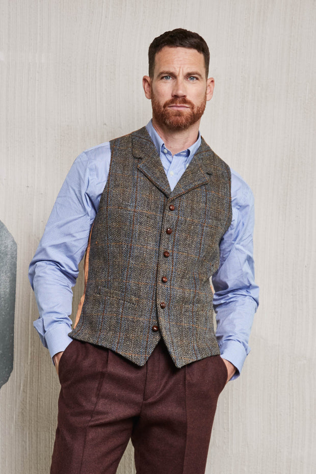 Tweed waistcoat from Harris Tweed