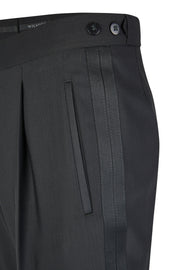 Classic tailcoat trousers in black by Wilvorst