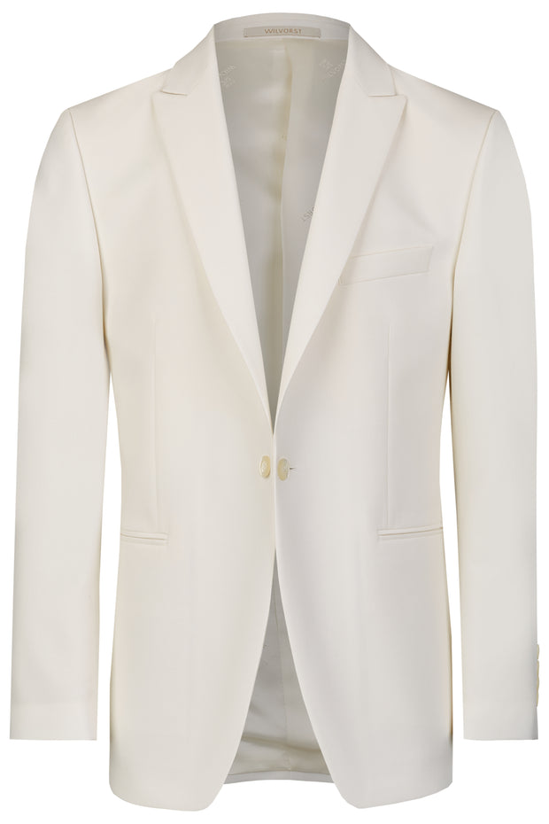 Slimline dinner jacket in white by wilvorst