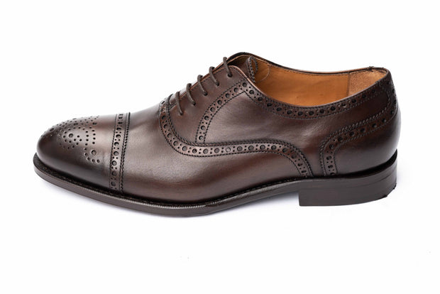 Semi Brogue dark brown